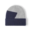 European and American outdoor thickened warm cold hat, color-blocked ear-protecting thickened headband, autumn and winter woolen knitted hat for women Item Picture